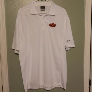 Oklahoma state nike golf polo